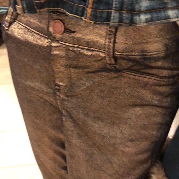 Chocolate “Lucky”Brand Lame Leggings - Picture 3 of 4